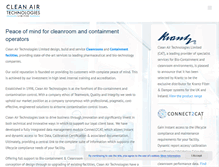 Tablet Screenshot of cleanairtechnologies.co.uk